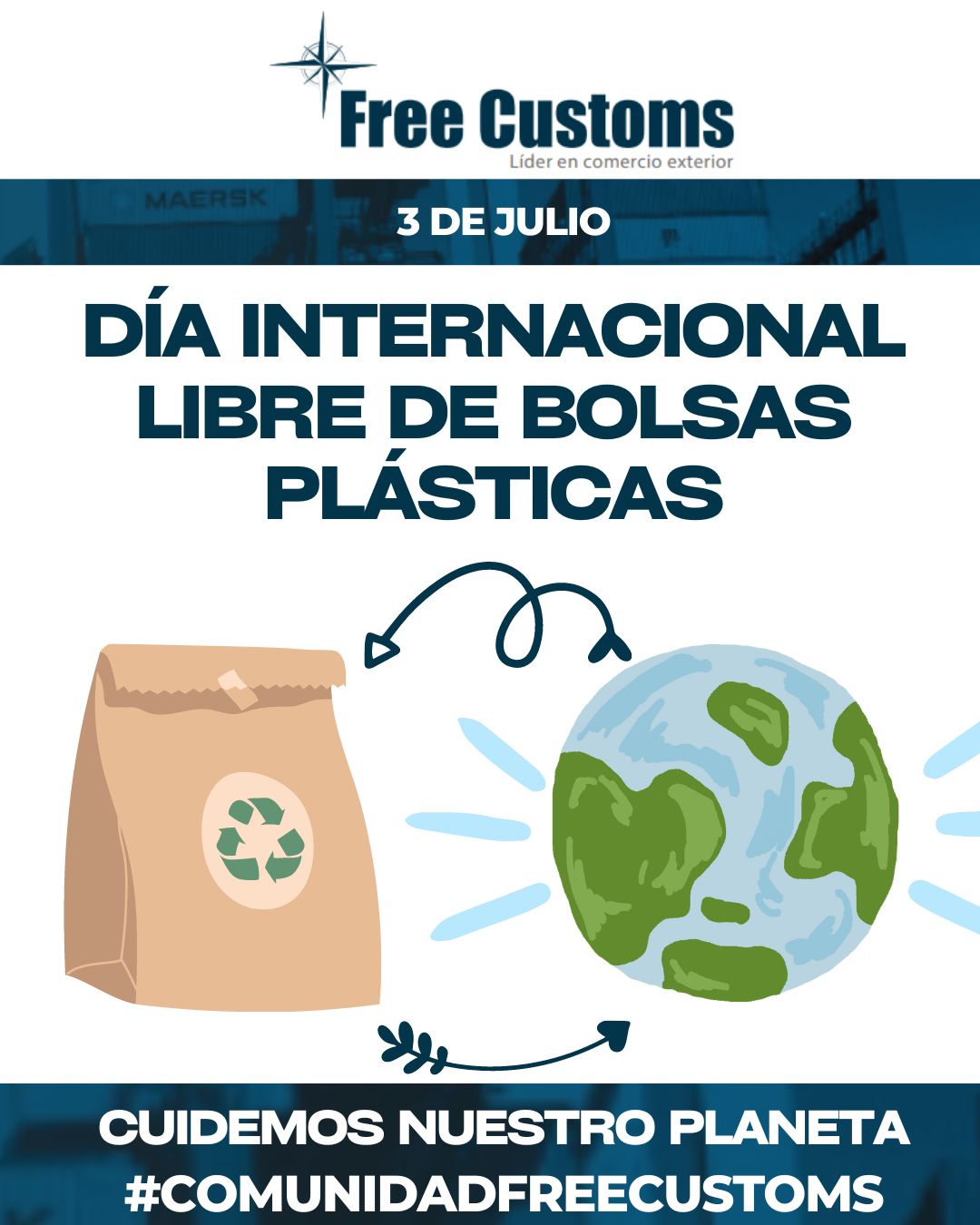 3 de Julio - Día Libre de Bolsas Plásticas